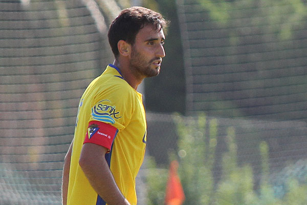 Víctor Ledesma, capitán del Cádiz CF B / Trekant Media