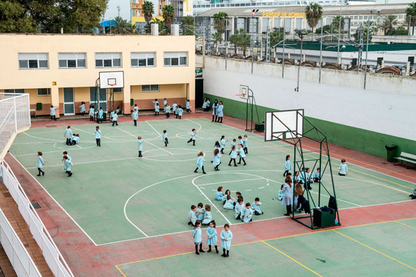 Patio del Colegio Argantonio de Cádiz / Colegio Argantonio