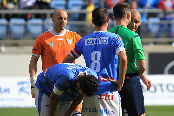 Los jugadores del Lucena CF con problemas de impagos / Trekant Media