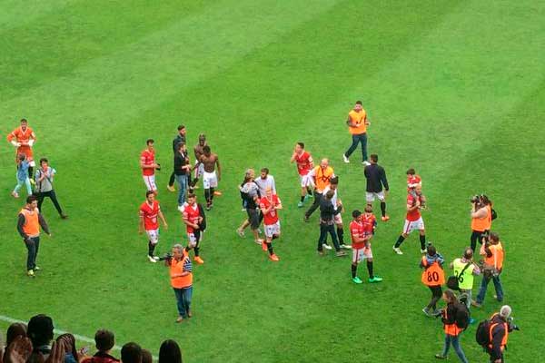 El Nastic de Tarragona celebró su liderato / foto: Nastic de Tarragona