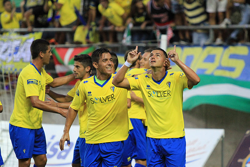 Airam celebra el primer gol / Trekant Media