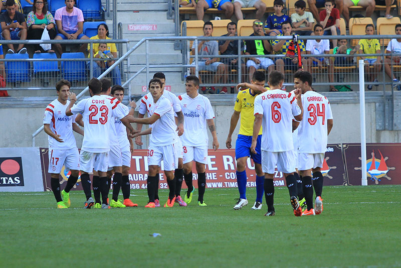 El Cádiz CF cayó ante el Sevilla FC en la consolación del Trofeo Carranza / Trekant Media