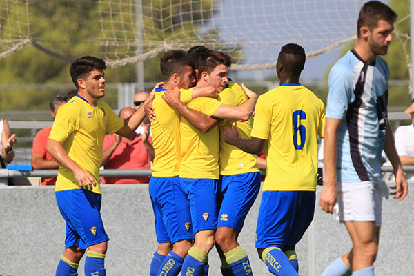 El Cádiz B venció a la UB Lebrijana (2-1)