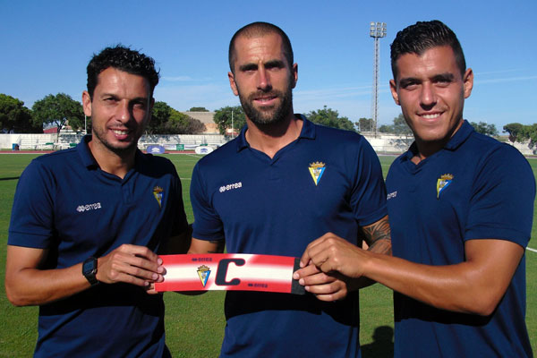 Mantecón, Aulestia y Josete, capitanes del Cádiz CF / cadizcf.com