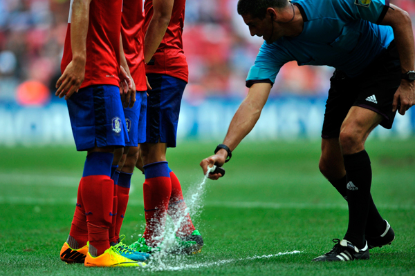 El 'spray' para las barreras también se utilizará en Segunda B