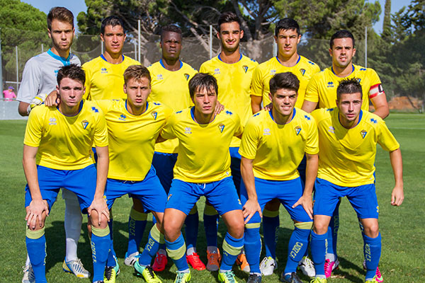 Once del Cádiz CF B / Trekant Media