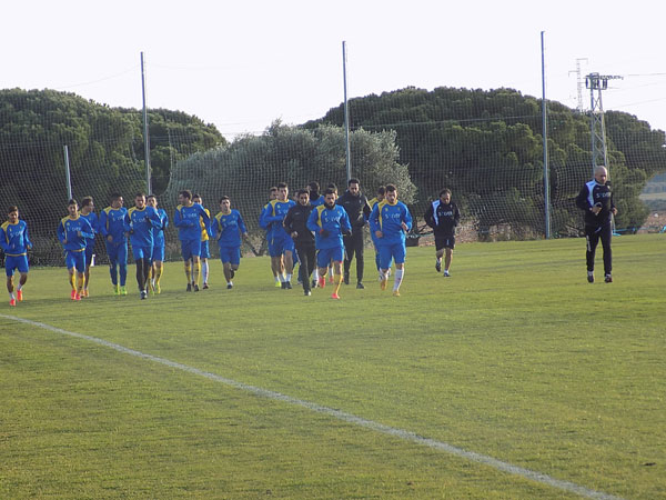 El Cádiz CF entrenó en la Ciudad Deportiva Bahía de Cádiz / cadizcf.com