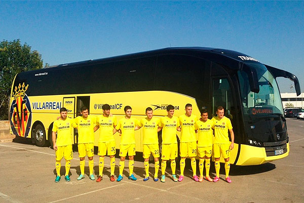 Autobús oficial del Villarreal CF / transvia.es