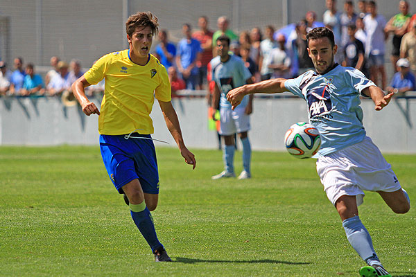 Diego Canty está viendo gol últimamente con el Cádiz CF B / Trekant Media