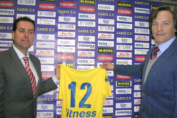 Martín José García Marichal en la presentación del acuerdo con Ifitness Plus / cadizcf.com