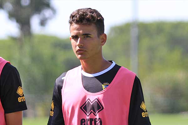 Kevin Rueda, jugador del Cádiz CF B / Trekant Media