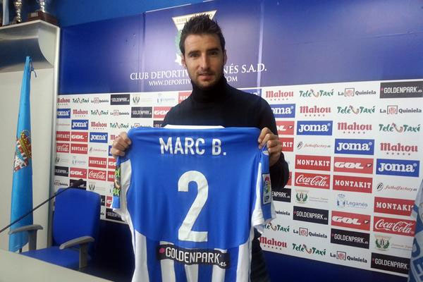 Marc Bertrán, presentado con el CD Leganés / CD Leganés