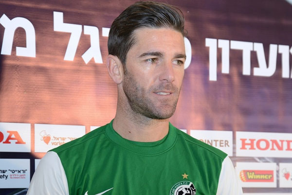 Abraham Paz, presentado en el Maccabi Haifa FC / maccabi-haifafc.walla.co.il