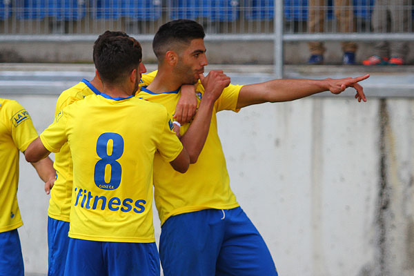 Jona celebrando su decimosexto gol de la temporada / Trekant Media