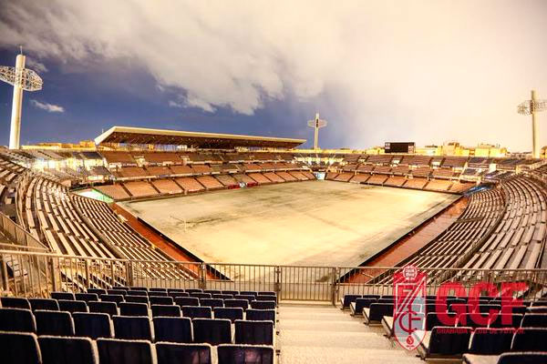 El estadio de Los Cármenes este miércoles / foto: Granada CF