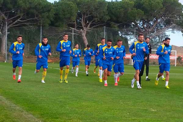 Entrenamiento del Cádiz CF, el 18 de febrero de 2015 / Trekant Media