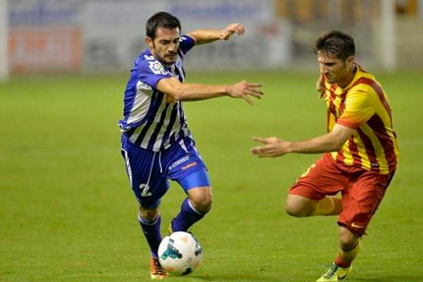 Óscar Rubio, con el Deportivo Alavés / Cadena SER