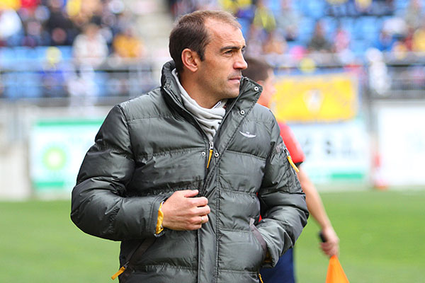 Eloy Jiménez, en el estadio Ramón de Carranza / Trekant Media