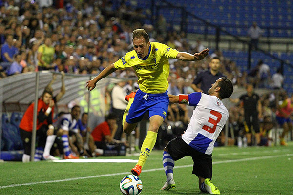 Miguel García volvía a jugar con el Cádiz CF / Javier Ayala - portalcadista.com