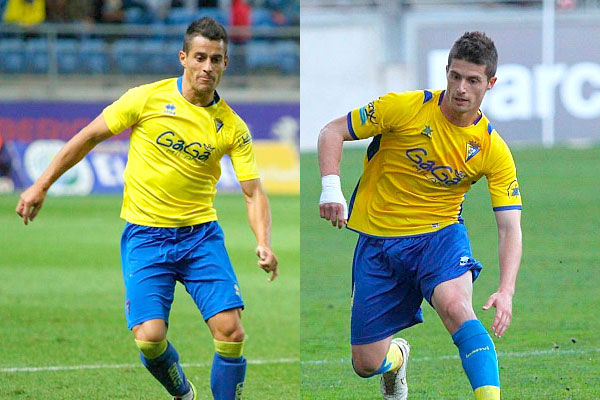 Mikel Martins y Carlos Indiano, ex jugadores del Cádiz CF / Trekant Media