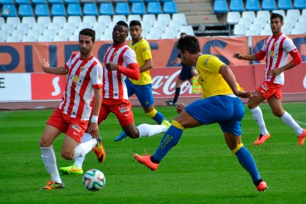 El Almería B ante el Cádiz en la primera vuelta / Foto: Cádiz CF