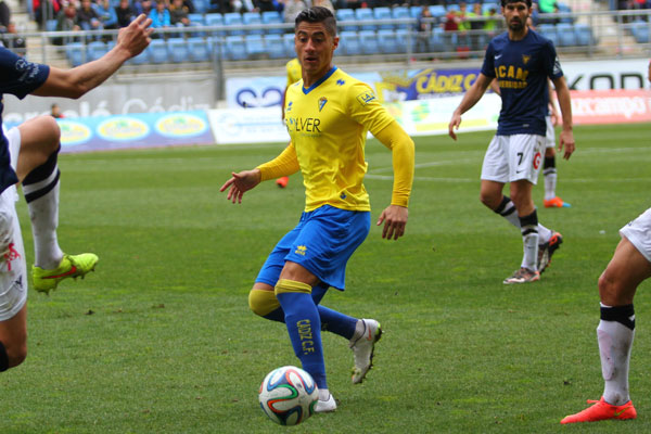 Hugo Rodríguez, con el Cádiz CF / Trekant Media