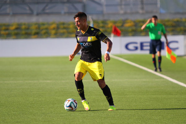 Hugo Rodríguez, con el Cádiz CF / Trekant Media