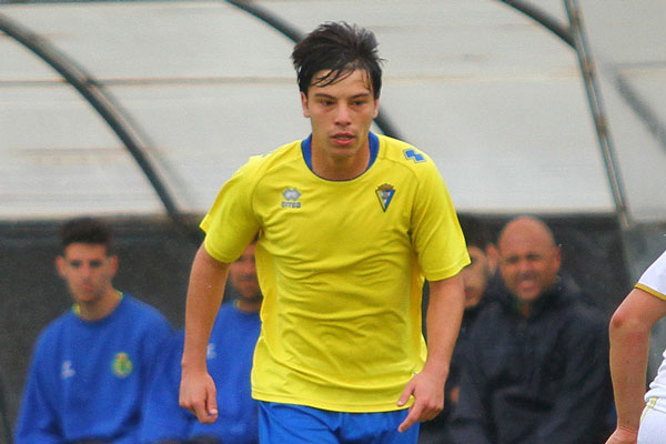 Pablo Molina, jugador del Cádiz CF B / Trekant Media