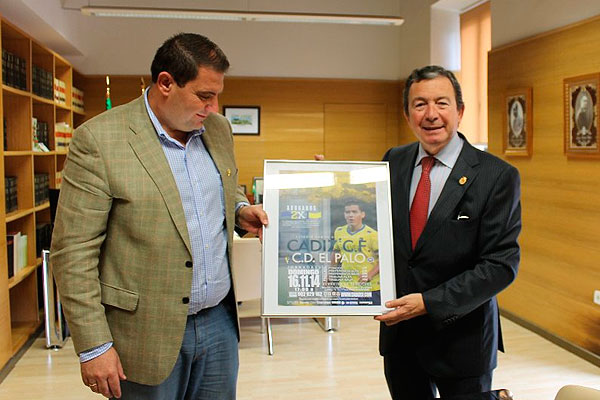 El alcalde de Espera con Miguel Cuesta / cadizcf.com