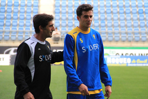 Juan Villar, durante el entrenamiento con Jorge Amar / Trekant Media