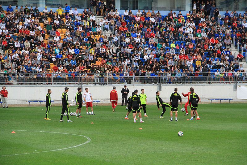 La sub21 entrenó en Carranza / Trekant Media