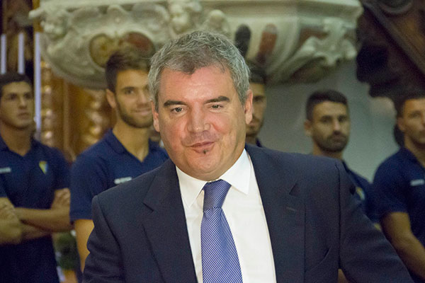 Manuel Vizcaíno, presidente del Cádiz CF / Trekant Media