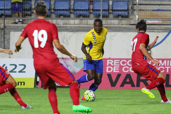 Wilson Cuero, contra el Atlético de Madrid / Trekant Media