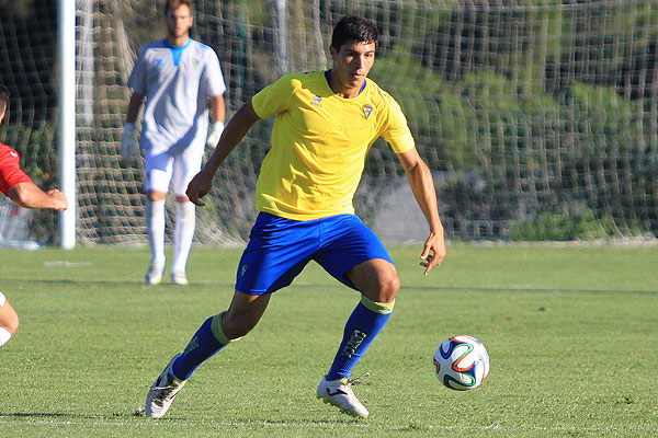 Diego González, con el Cádiz CF B la pasada temporada / Trekant Media