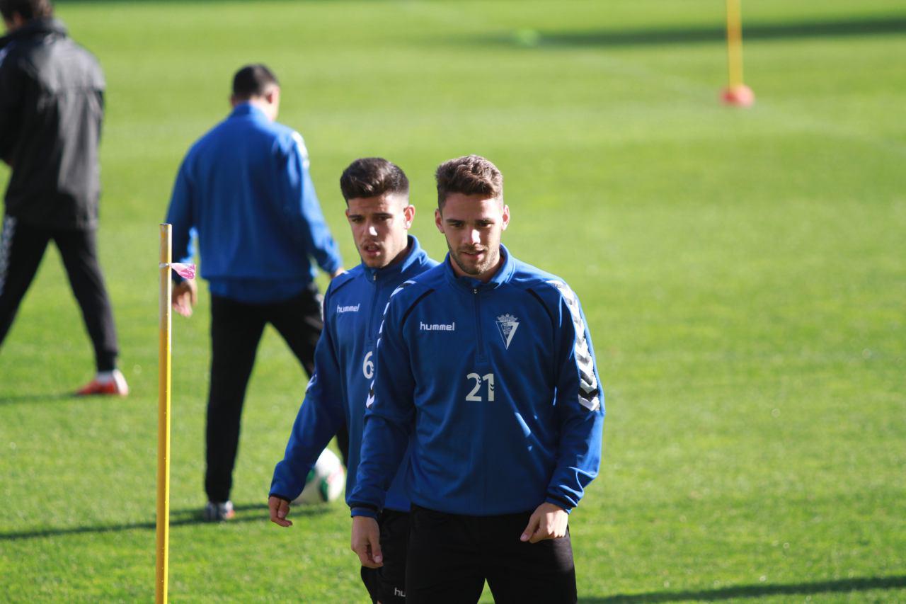 Lolo Plá y Alberto Quintana durante un entrenamiento en El Rosal. / Trekant Media