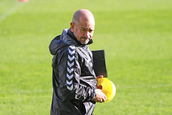 Claudio Barragán durante un entrenamiento. / Trekant Media