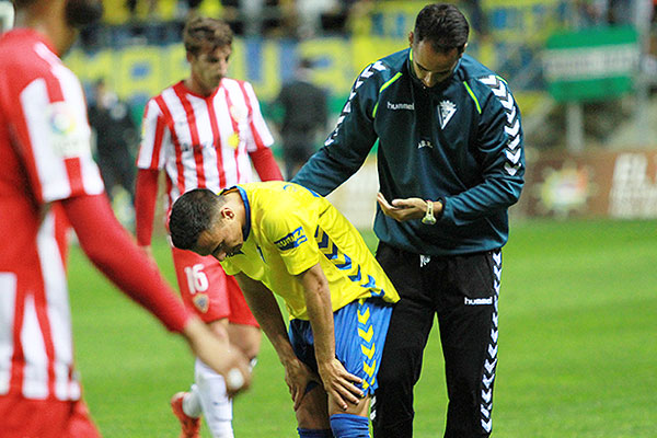 Álvaro García tras el Cádiz - Almería B / Trekant Media