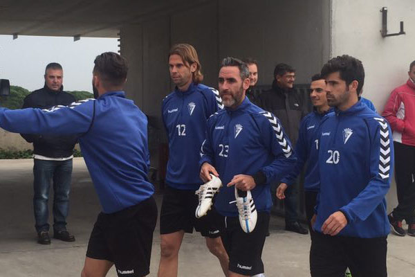 David Sánchez, en el entrenamiento con el Cádiz CF / Javi Quiñones - portalcadista.com