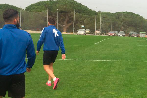 Lolo Plá, víctima de la inocentada en la plantilla del Cádiz CF / Javi Quiñones - portalcadista.com