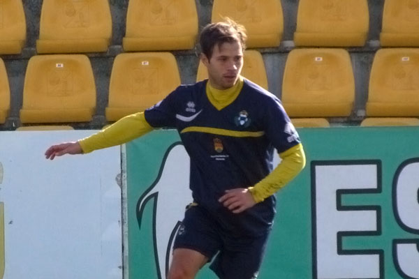 Antonio Martínez, entrenando con la AD Alcorcón / Twitter @antoniomf90