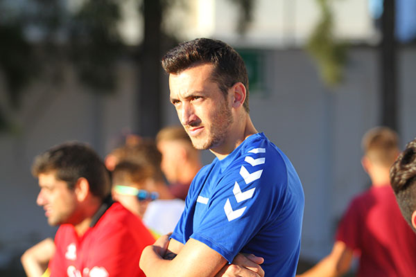 Javi Zafra, en pretemporada con el Cádiz CF / Trekant Media