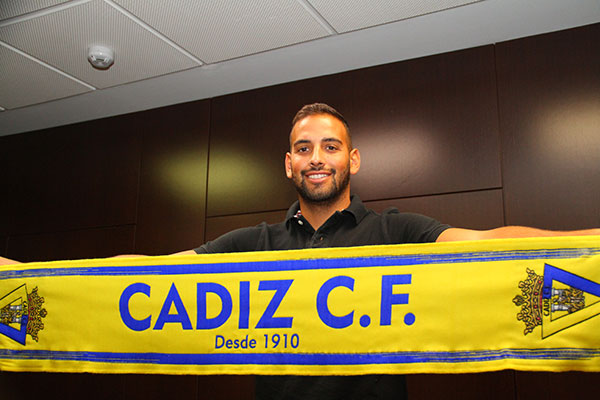 Canario, presentado como jugador del Cádiz CF / Trekant Media