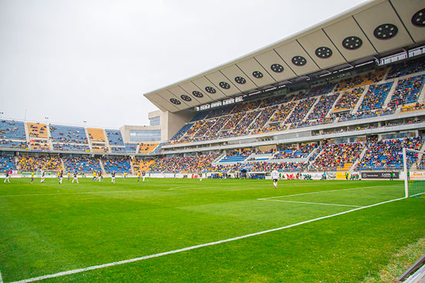 Estadio Ramón de Carranza contra el UCAM Murcia CF / Trekant Media