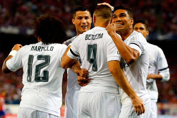 El Real Madrid CF celebra un gol / realmadrid.com