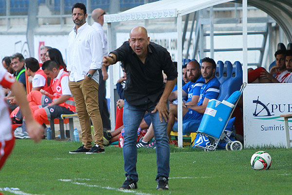 Claudio Barragán, ante el Algeciras CF / Trekant Media