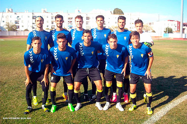 El Cádiz CF B en Isla Cristina