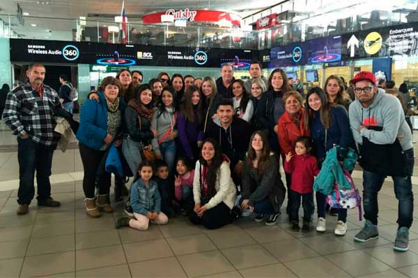 Pavez en el aeropuerto camino de Cádiz / foto: Luis Pavez