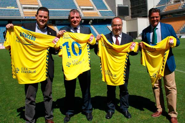 Fue presentado el patrocinio de Diario AS con el Cádiz CF / Trekant Media