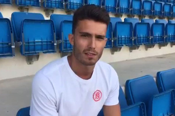 Luis Ruiz en el estadio Ramón de Carranza / cadizcf.com