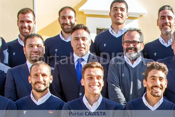 Quique Pina, en la foto de familia antes del almuerzo de Navidad / Trekant Media